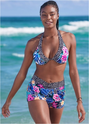 Belize Underwire Halter Top - Island Vibes