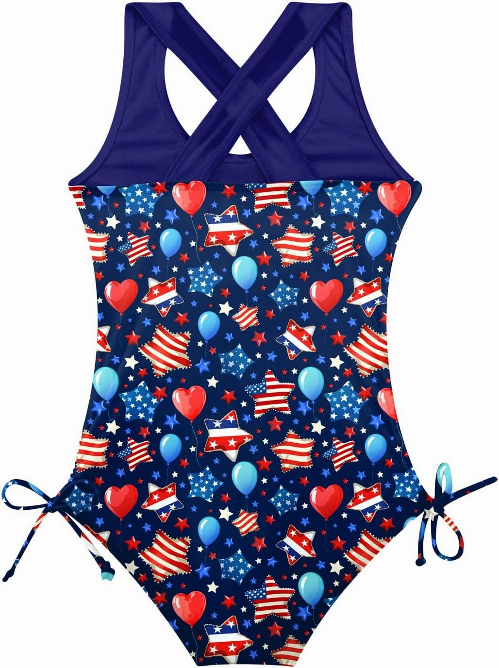 BFUSTYLE Girls Swimsuit One Piece Bathing Suit 4-13 Years Sleeveless Beach Swimwear