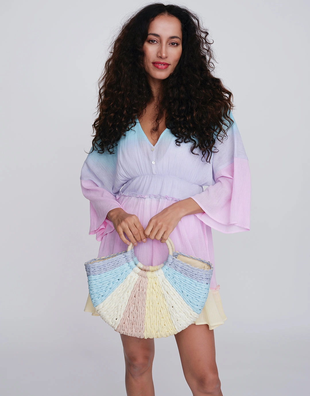 Biarritz Beach Dress - Pastels