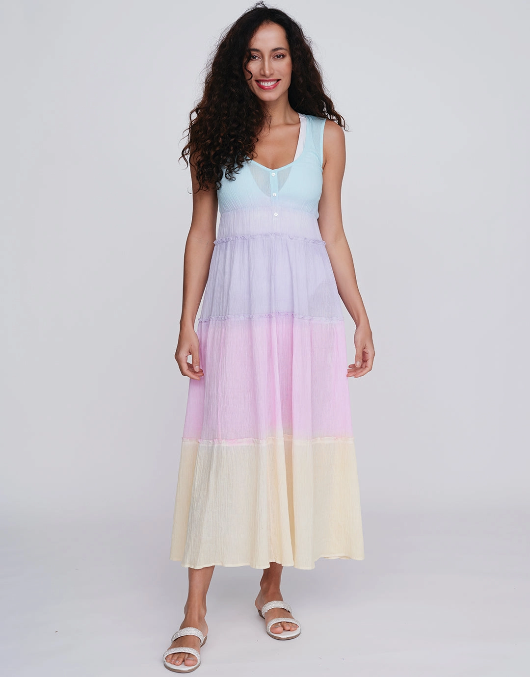 Biarritz Maxi Dress - Pastels