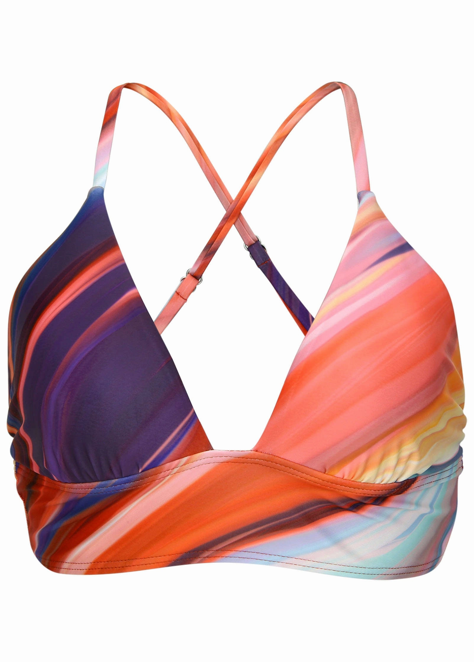 Bimini Long Line Top - Dark Rainbow
