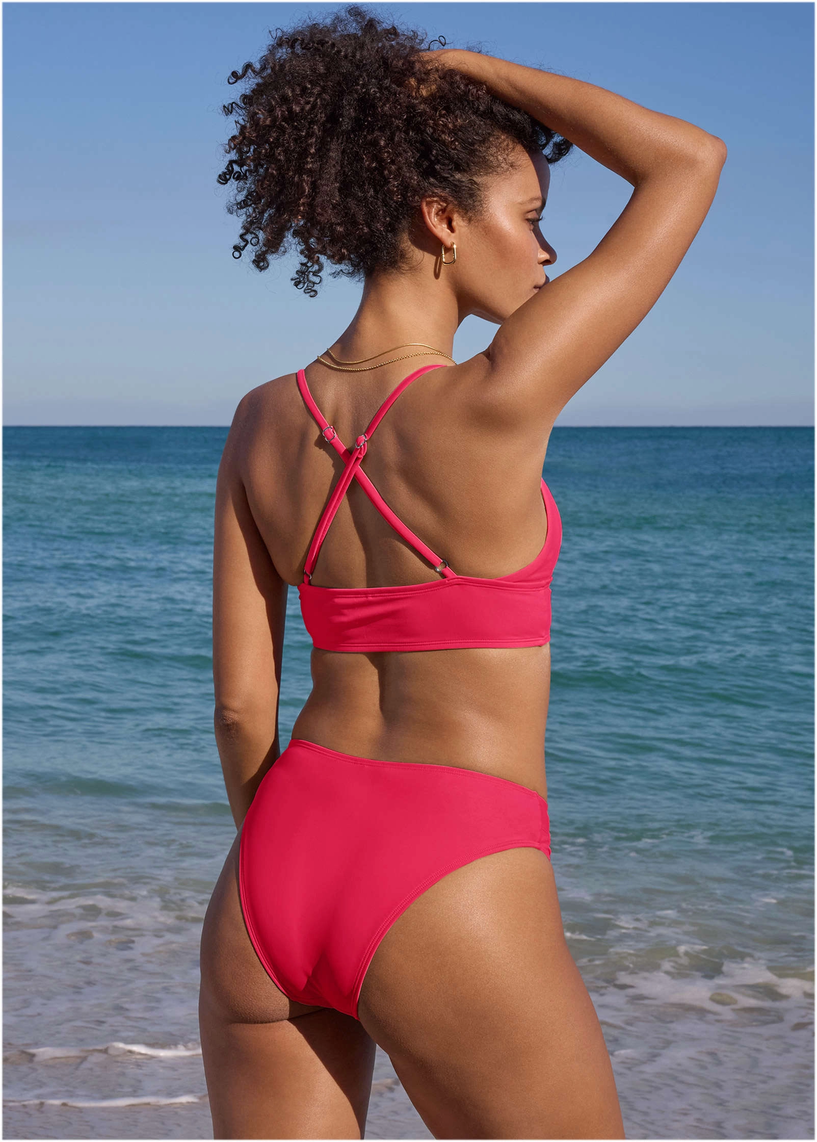Bimini Long Line Top - Raspberry