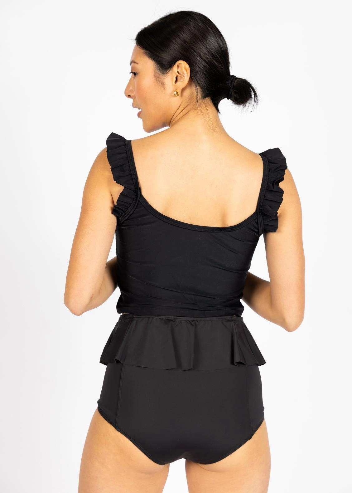 Black | Flutter Top