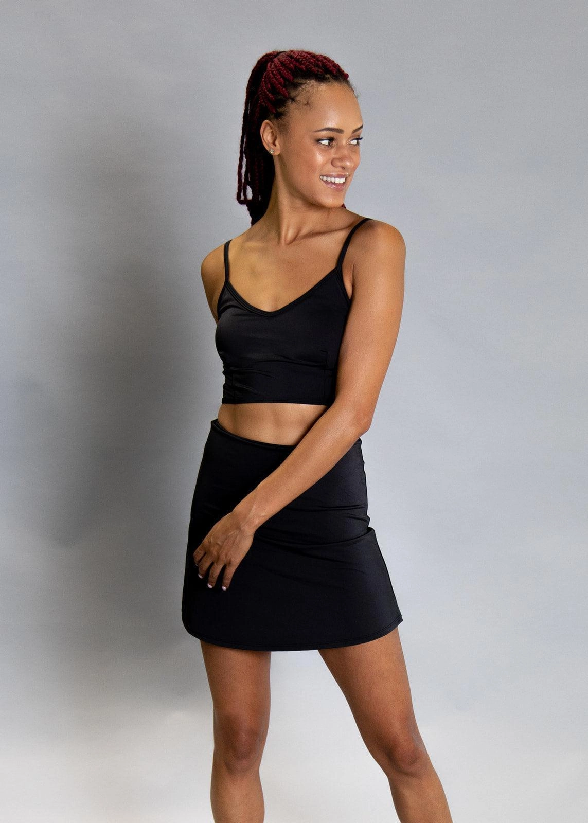 Black | High-Waisted Skirt