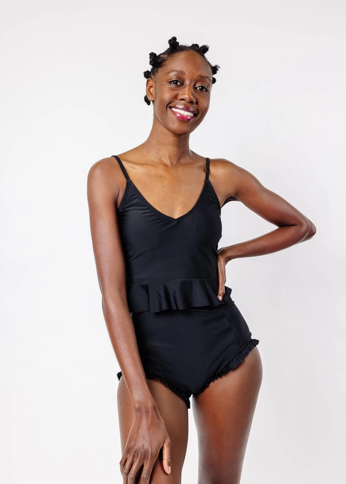 Black | Scoop Back Top