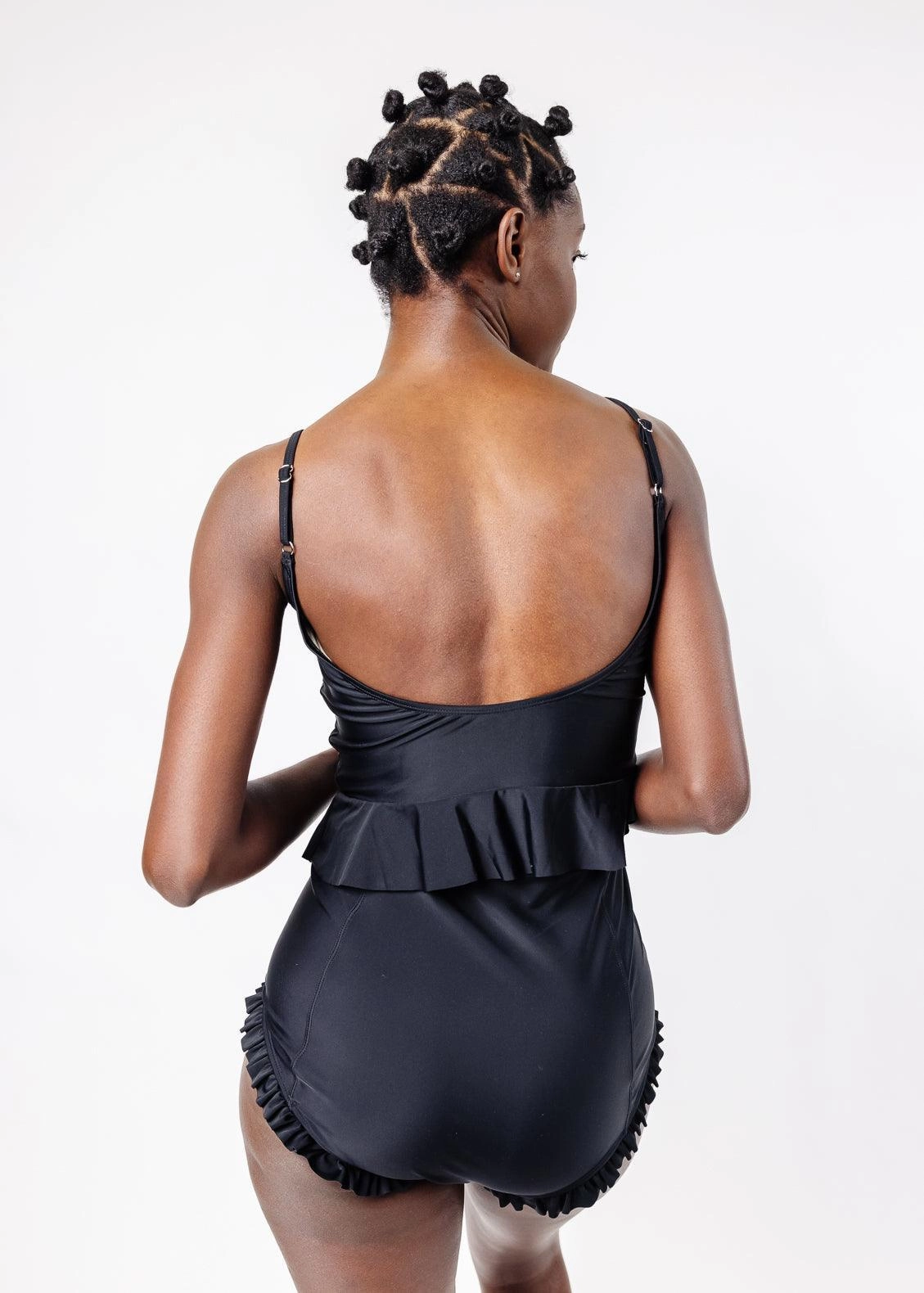 Black | Scoop Back Top