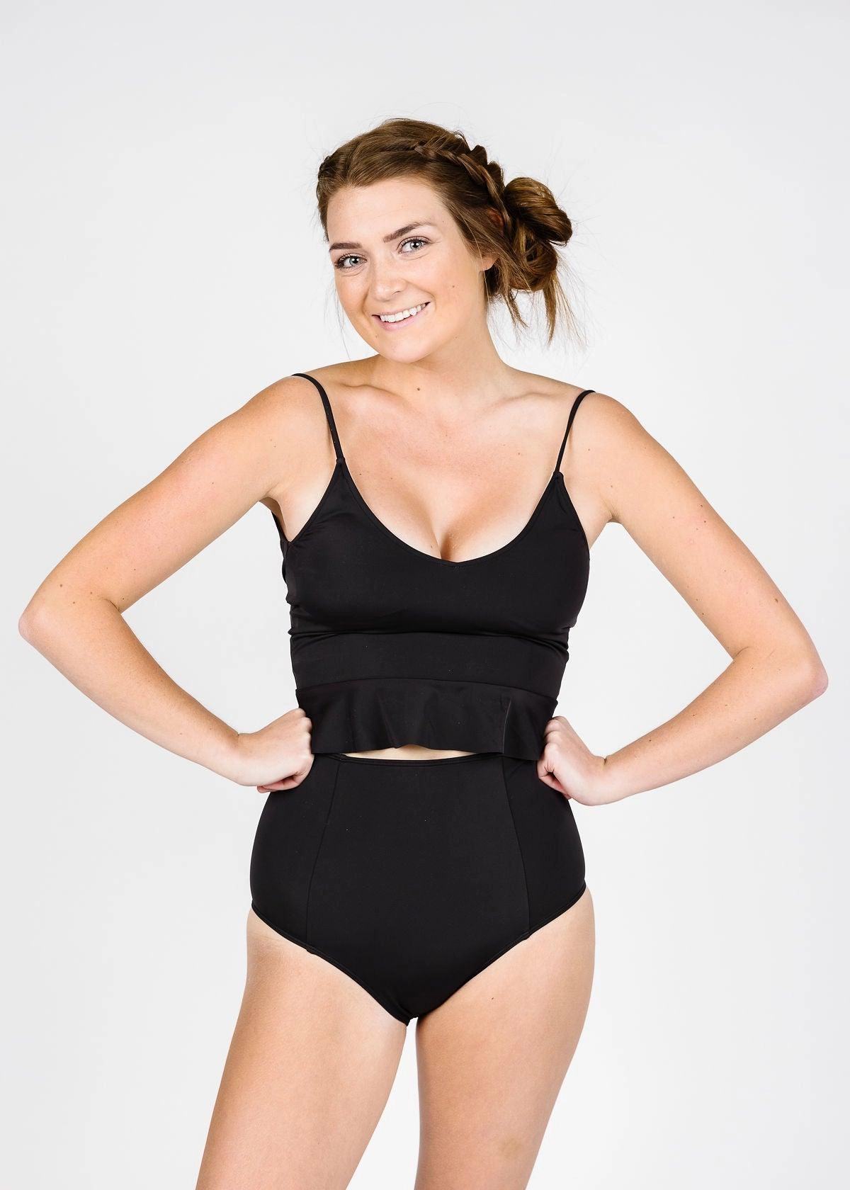 Black | Scoop Back Top