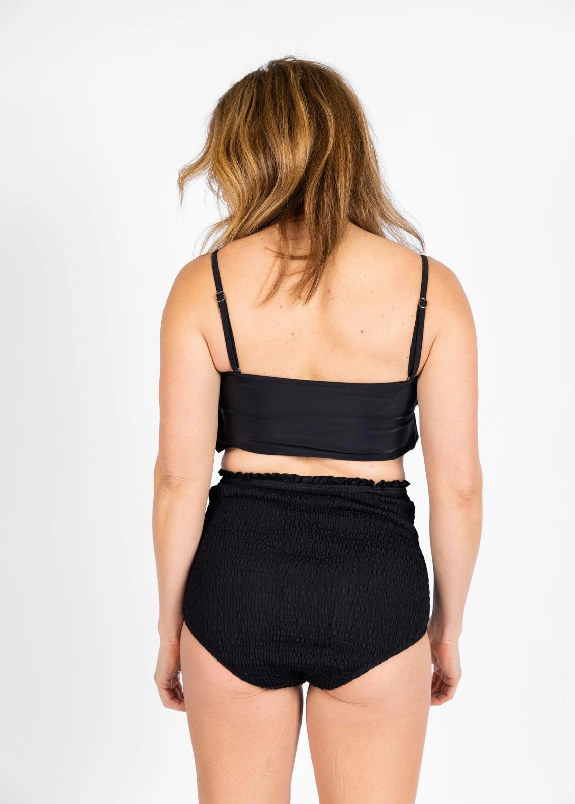 Black | Smocked Bottoms