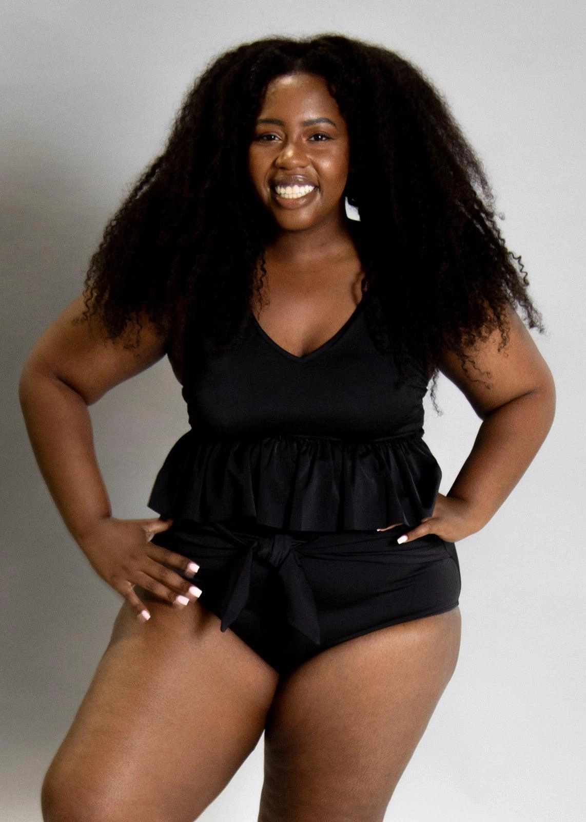 Black | V-Neck Top
