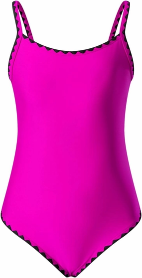 blibean Girls Swimsuits One Piece Bathing Suit with Bra Pads Size 6-15 Years