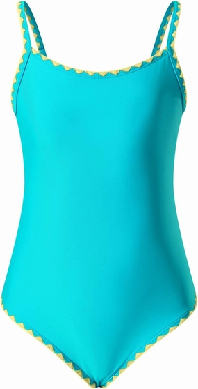 blibean Girls Swimsuits One Piece Bathing Suit with Bra Pads Size 6-15 Years