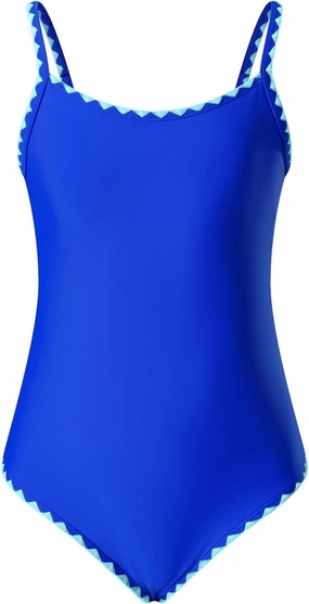blibean Girls Swimsuits One Piece Bathing Suit with Bra Pads Size 6-15 Years