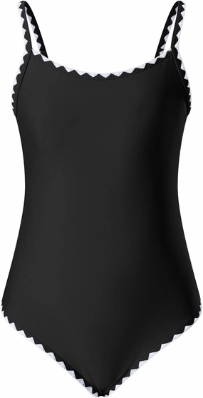 blibean Girls Swimsuits One Piece Bathing Suit with Bra Pads Size 6-15 Years
