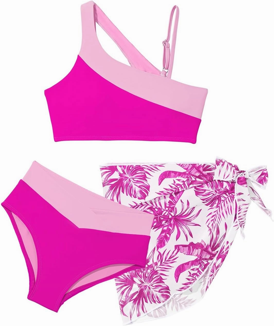 blibean Teen Girls 2025 Swimsuits Tween Kids Cutout Bathing Suits Bikini Set Size 6-15 Years