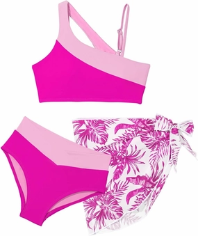 blibean Teen Girls 2025 Swimsuits Tween Kids Cutout Bathing Suits Bikini Set Size 6-15 Years
