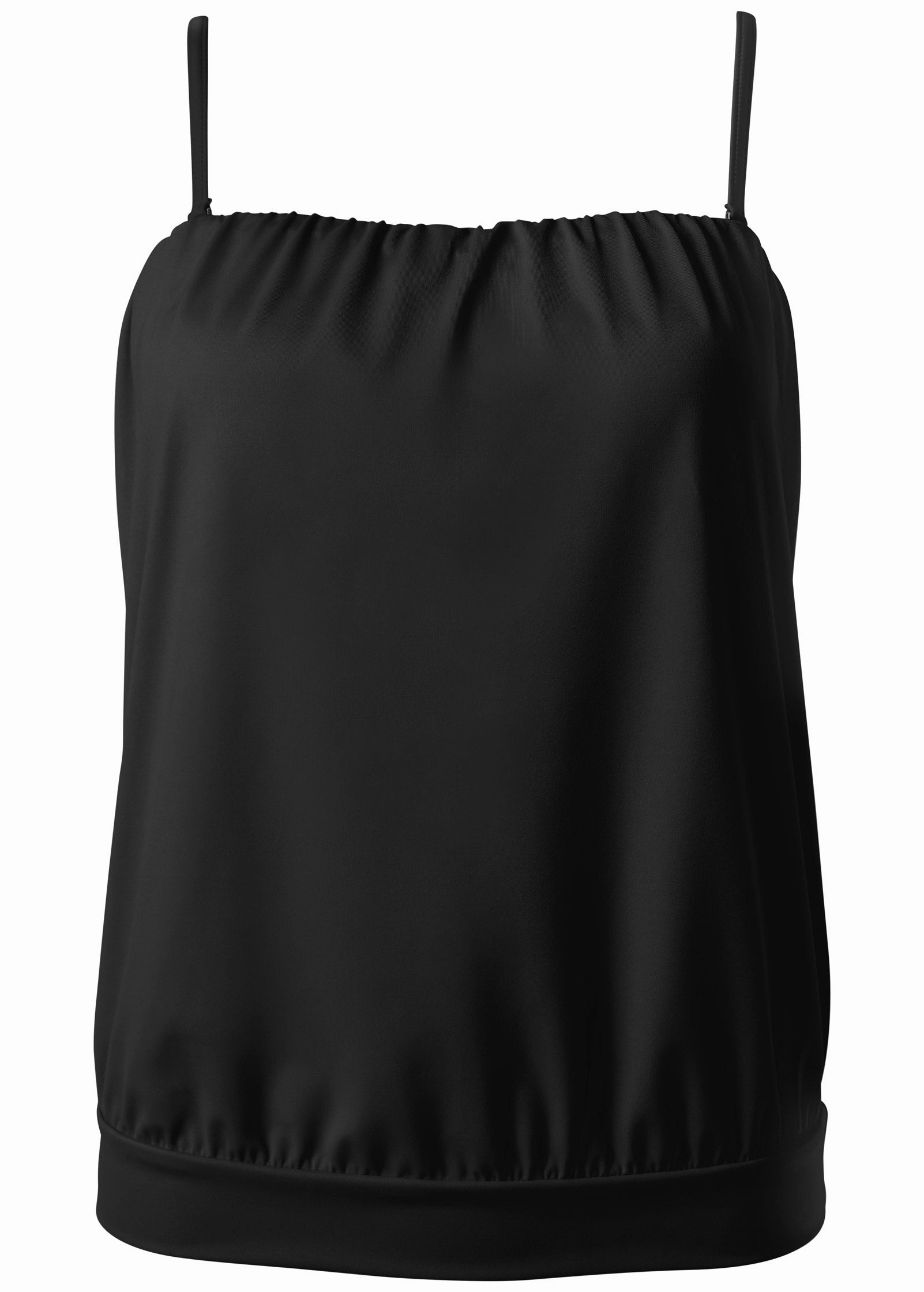 Blouson Bandeau Tankini - Black Beauty