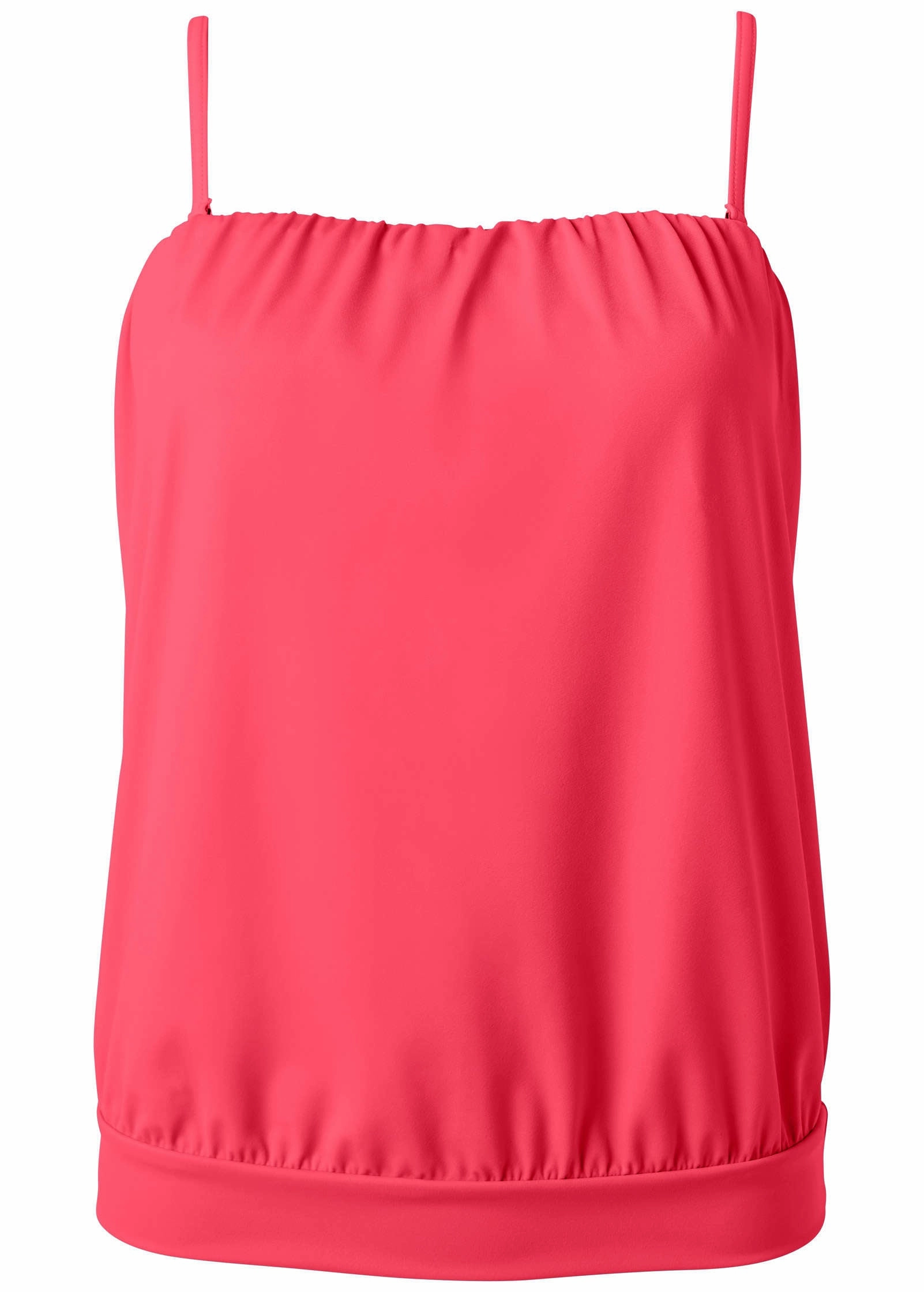 Blouson Bandeau Tankini - Sunset Pink