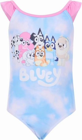 Bluey One Piece Bathing Suit Infant to Big Kid Sizes (18 Months - 10-12)