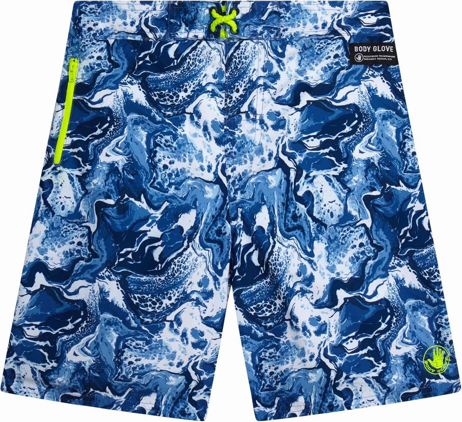 Body Glove Boys Swim Board Shorts - UPF 50  Quick Dry Boys Swim Trunks Bathing Suit Kids Swimwear with Pockets(Sizes: 8-18)