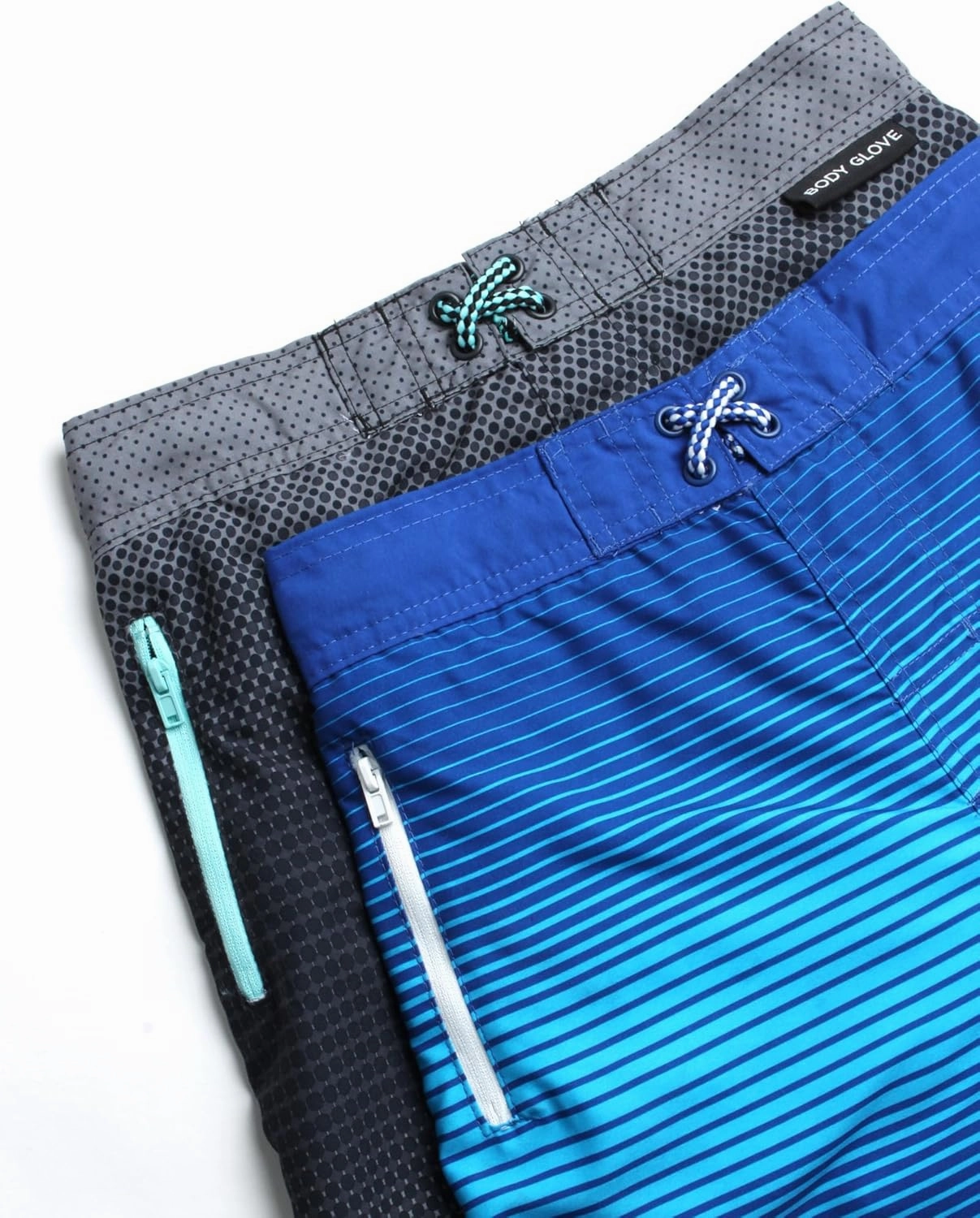 Body Glove Boys Swim Trunks - 2 Pack UPF 50  Quick Dry Board Shorts Bathing Suit Kids Swimwear with Pockets (Sizes: 8-18)