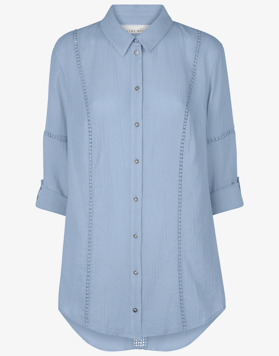 Bora Bora Lace Detail Kaftan - Blue