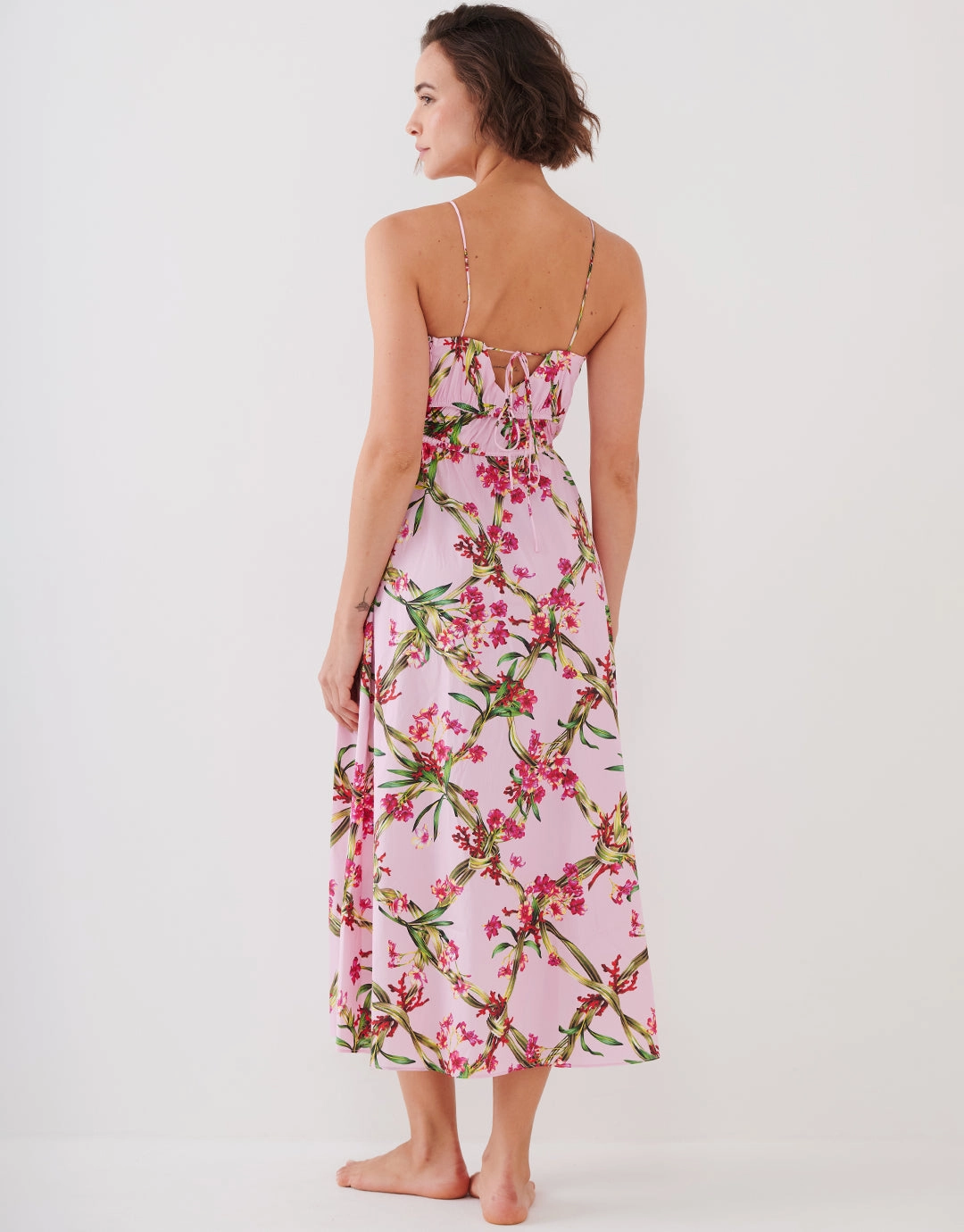 Botanique Dress - Tangy Pink