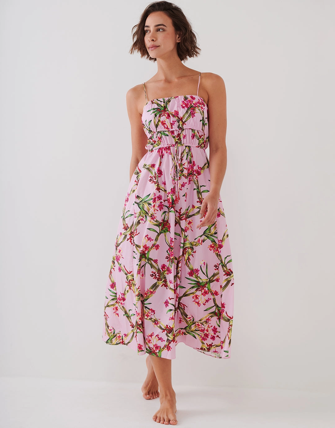 Botanique Dress - Tangy Pink
