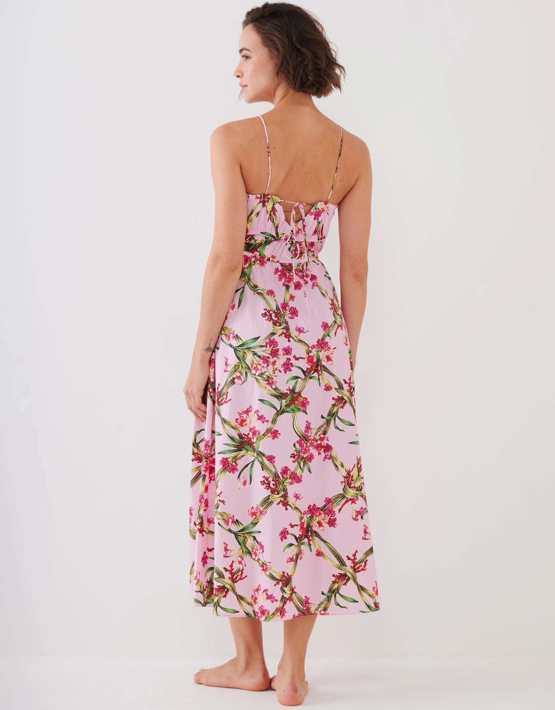 Botanique Dress - Tangy Pink