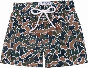 Boy's Swim Trunks Quick Dry Swim Shorts Beach Board Shorts Swimwear Bathing Suits for Kids 3-10 Years