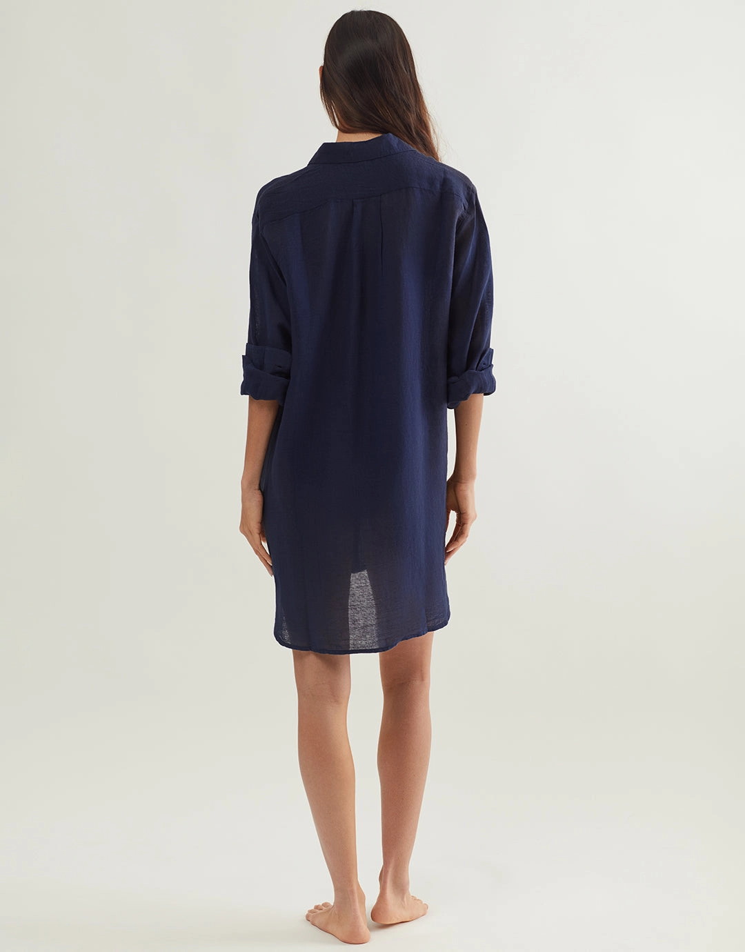Boyfriend Shirt - Navy
