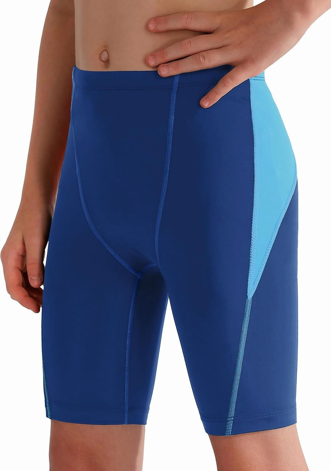 Boys Swim Jammers - Youth Competitive Swim Racing Team Swimming Shorts Swimsuit Trunks Bathing Suit Quick Dry UPF 50 