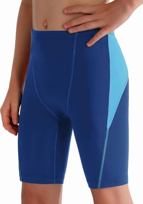 Boys Swim Jammers - Youth Competitive Swim Racing Team Swimming Shorts Swimsuit Trunks Bathing Suit Quick Dry UPF 50 