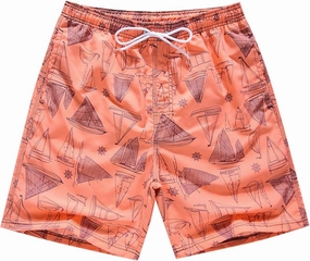 Boys Swim Trunks Baggy Lightweight Breathable Quick Dry Casual Board Shorts Drawstring Elastic Waist Trendy Swimwear