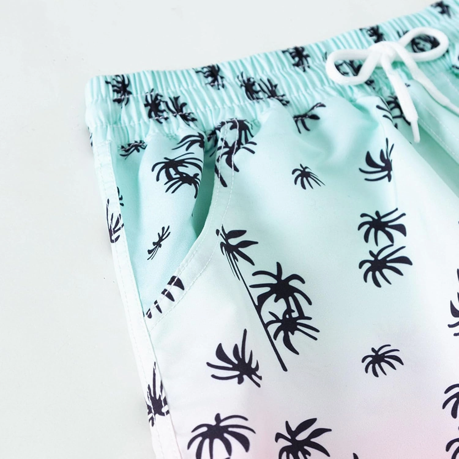 Boys Swim Trunks Baggy Lightweight Breathable Quick Dry Casual Board Shorts Drawstring Elastic Waist Trendy Swimwear