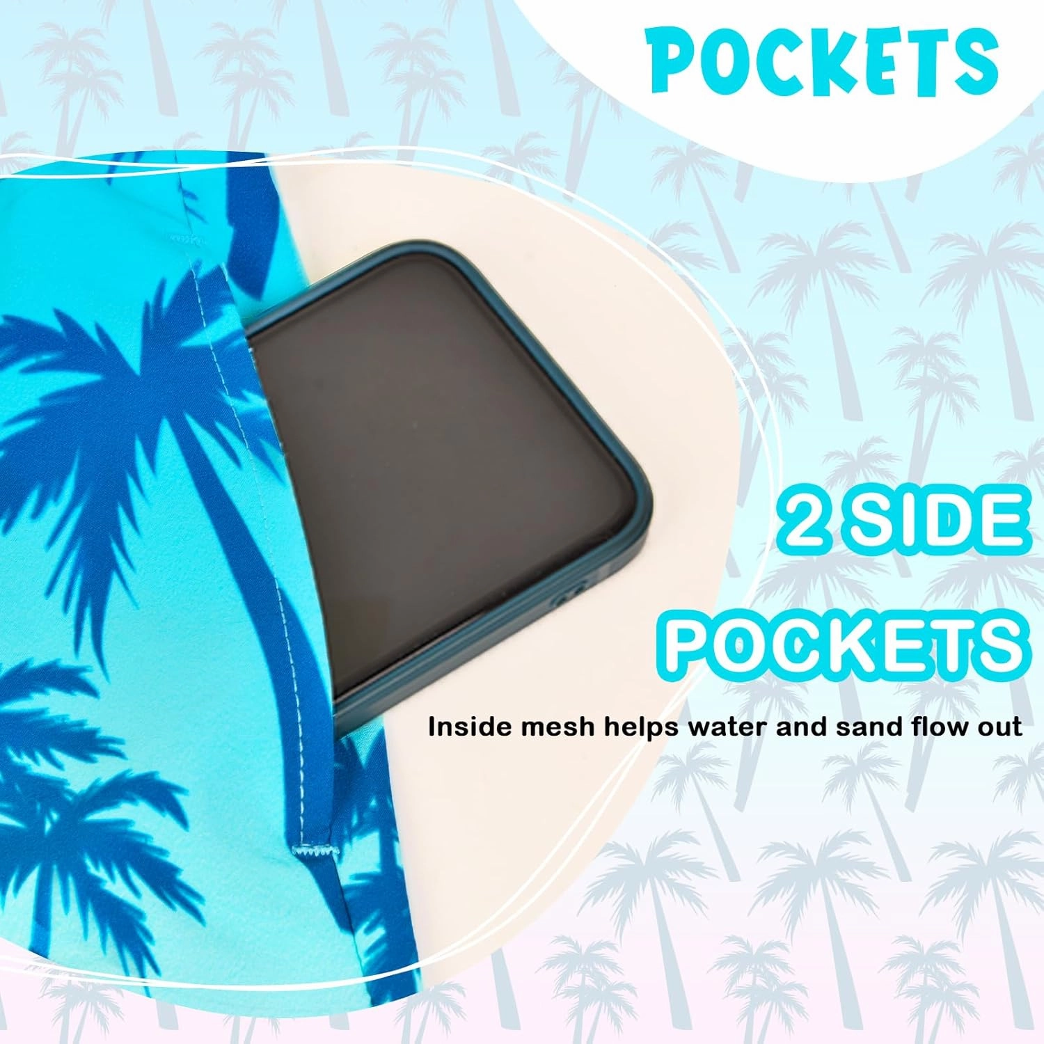 Boys Swim Trunks Bathing Suit Youth Teen Boys Swimming Trunks with Compression Liner Kids Swimsuit Board Shorts 7-16