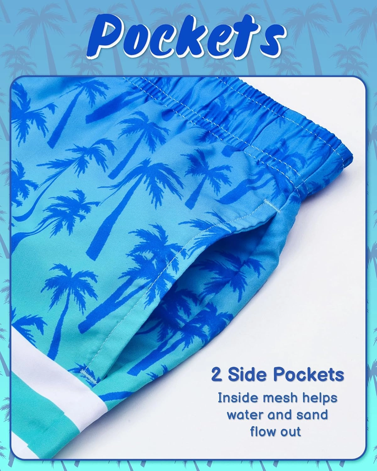 Boys Swim Trunks Board Shorts Teen Boys Swimsuit Quick Dry Swimwear Swimming Shorts Bathing Suit Size 8,10-12,14-16