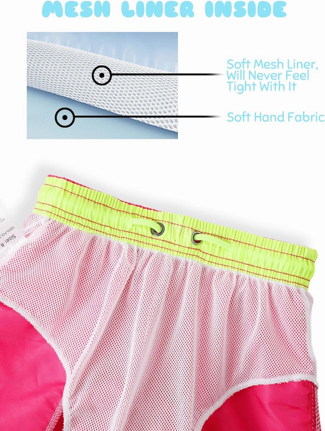 Boys Swim Trunks Boys' Fun Beach Board Shorts 5-14 Years