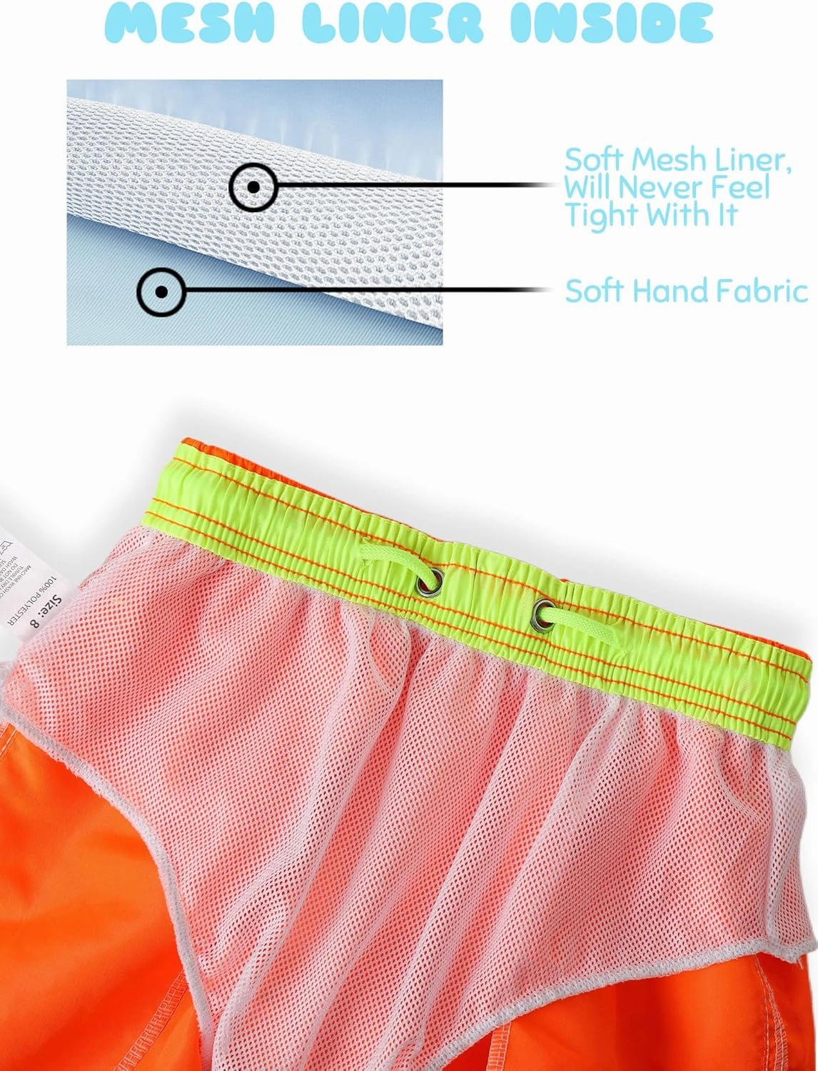 Boys Swim Trunks Boys' Fun Beach Board Shorts 5-14 Years