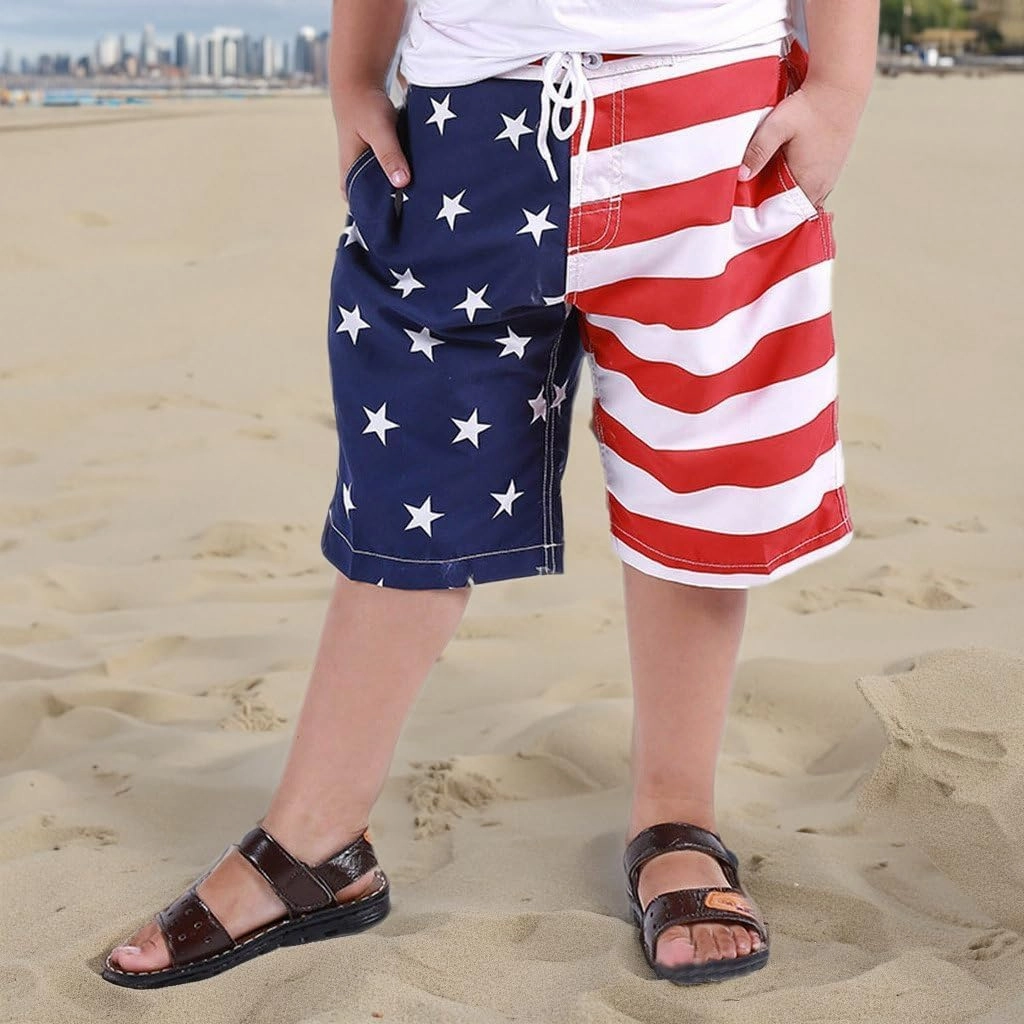 Boys Swim Trunks Boys Quick Dry Shorts Fashion Summer Beach Shorts