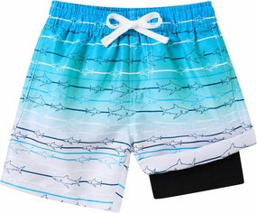 Boys Swim Trunks Compression Liner Bathing Suit Quick Dry Swimsuit 5-18T