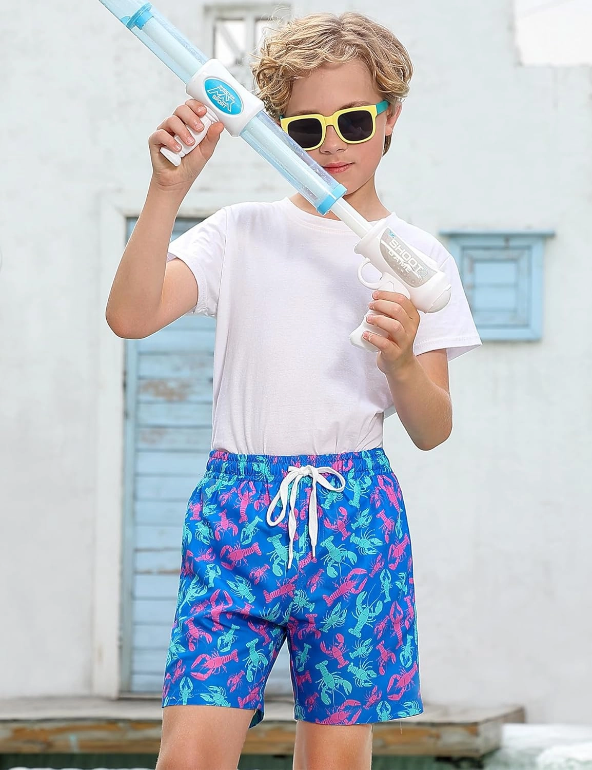 Boys Swim Trunks Compression Liner Bathing Suit Quick Dry Swimsuit 5-18T