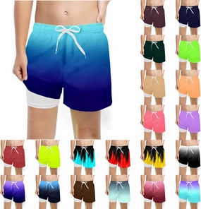 Boys Swim Trunks for 5-16 Years Compression Liner No Chafe Swimsuit Shorts Drawstring Swimwear Bathing Suit Shorts