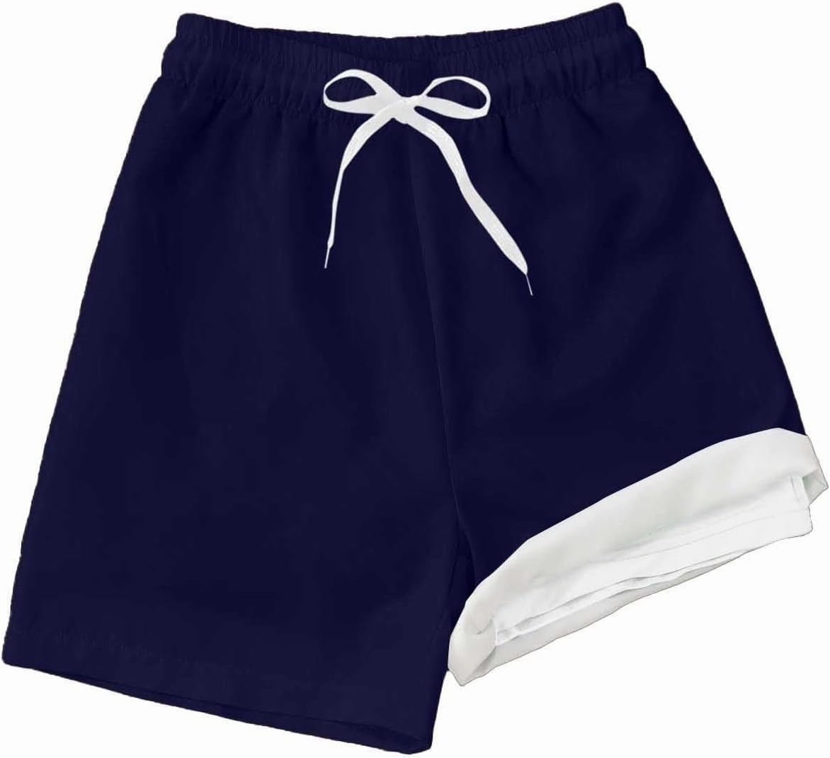 Boys Swim Trunks for 5-16 Years Compression Liner No Chafe Swimsuit Shorts Drawstring Swimwear Bathing Suit Shorts