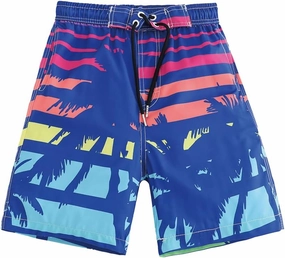 Boys Swim Trunks Quick Dry Board Shorts Beach Swimwear for Kids