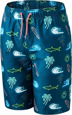 Boys Swim Trunks Quick-Dry w/Ultra Soft Jersey Lining Premium Eco Material UPF 50 
