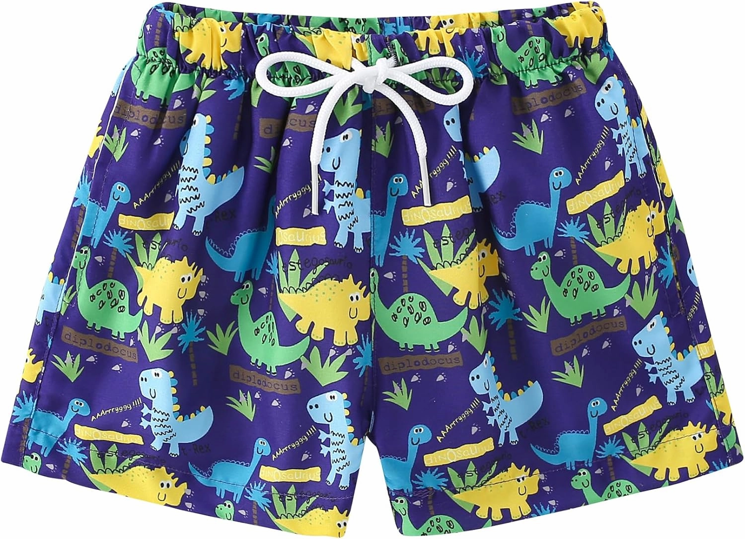 Boys Swim Trunks Toddler Broad Swim Shorts Quick Dry Kids Bathing Suit Boy Swimsuit Set with Pockets