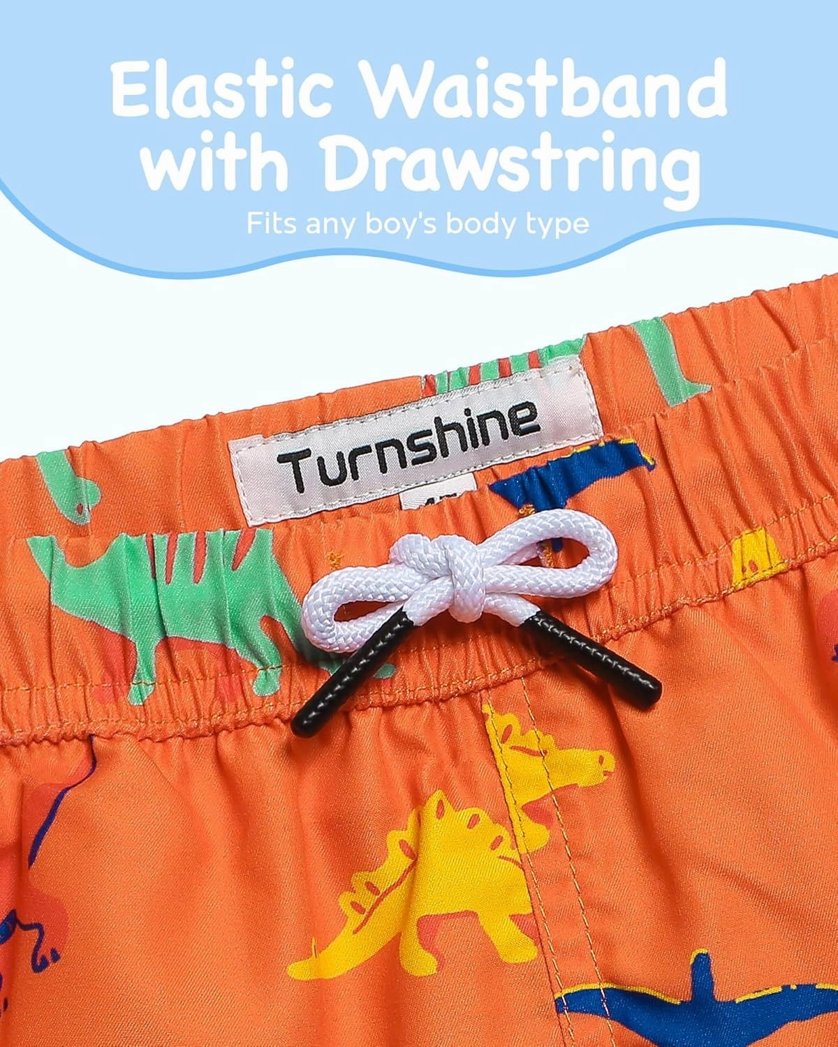 Boys Swim Trunks Toddler Swim Shorts with Mesh Lining Quick Dry Board Shorts Kids Bathing Suits Swimwear for 2-16T