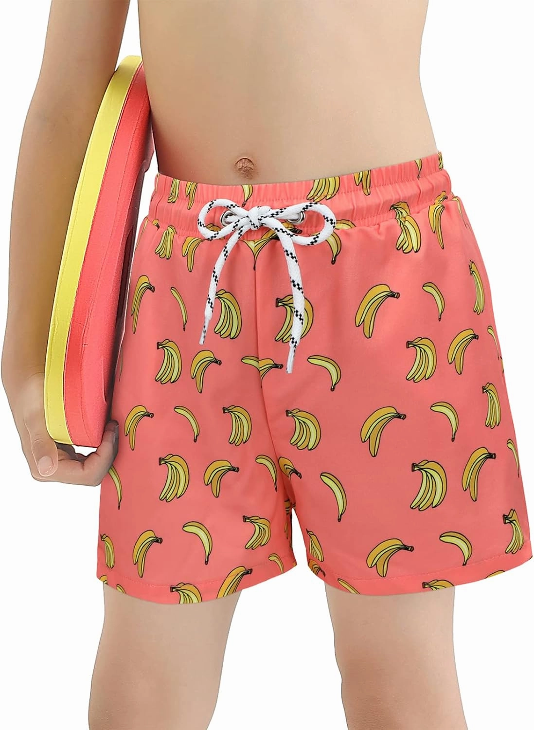 Boys Swim Trunks with Boxer Brief Liner Swim Shorts Compression Liner Youth Anti Trunks