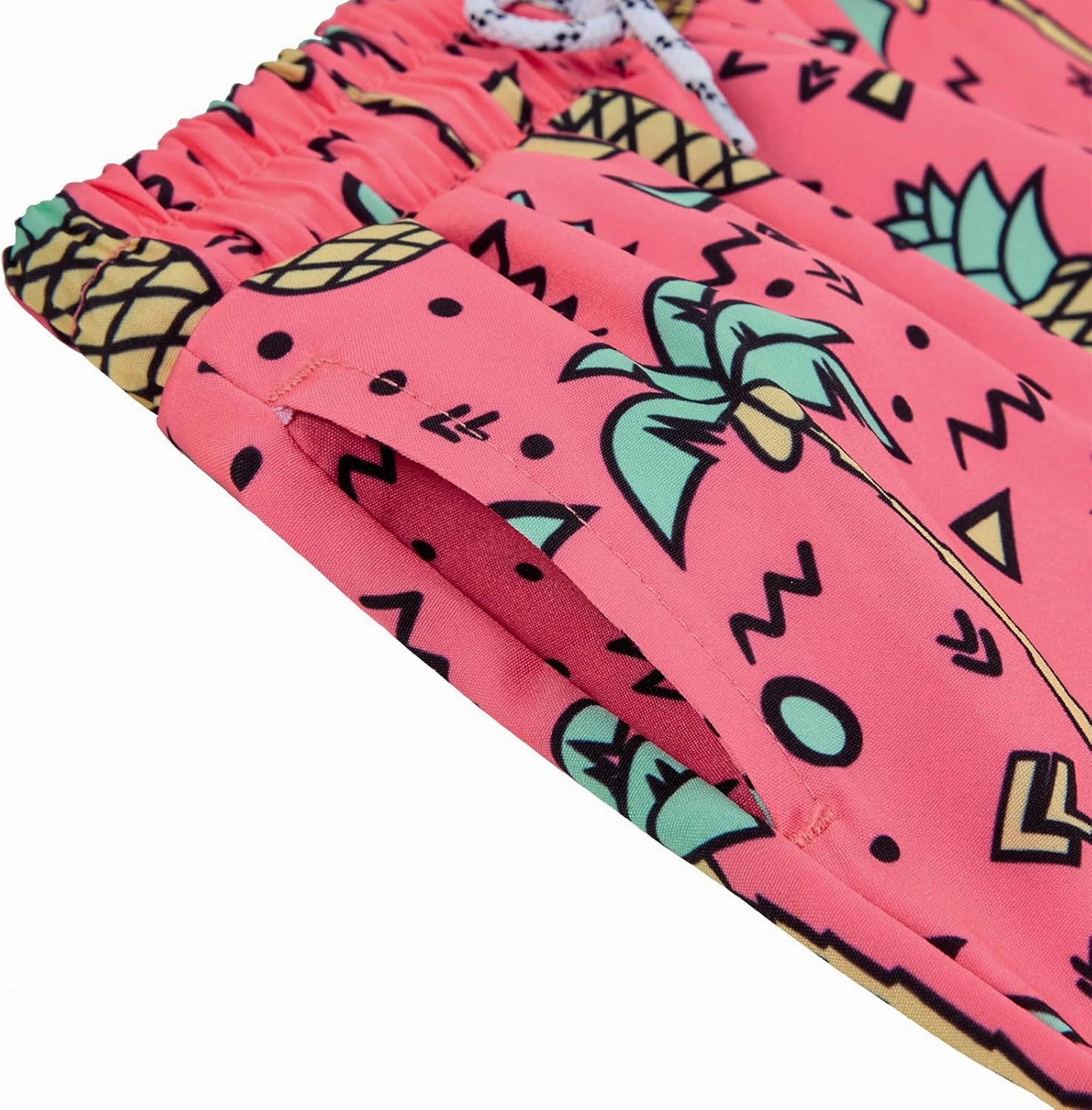 Boys Swim Trunks with Boxer Brief Liner Swim Shorts Compression Liner Youth Anti Trunks