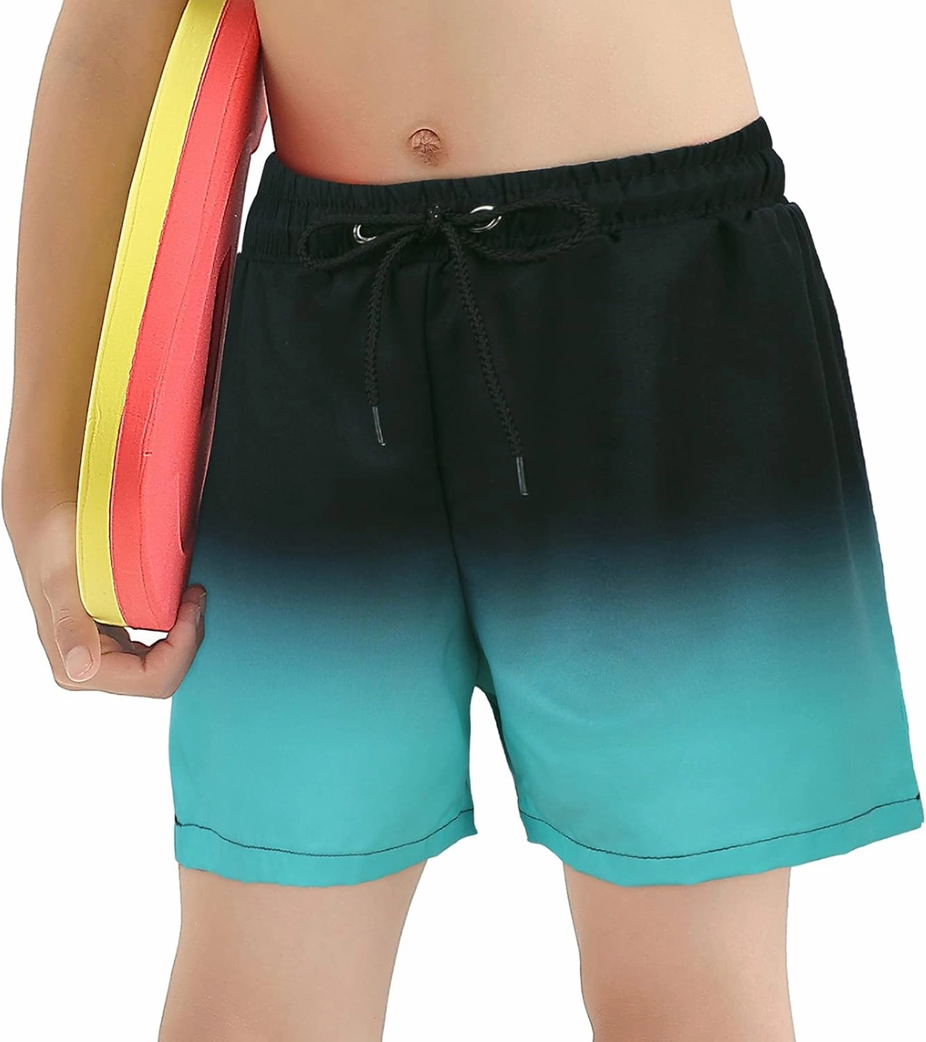 Boys Swim Trunks with Boxer Brief Liner Swim Shorts Compression Liner Youth Anti Trunks